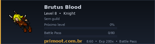 Signature for player Brutus Blood