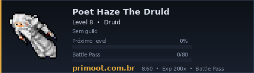 Signature for player Poet Haze The Druid